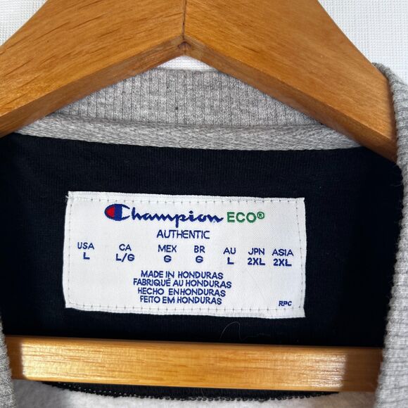 Champion Crewneck "I Stand for This Flag" Sweater Cotton Blend Size Large - Picture 7 of 10